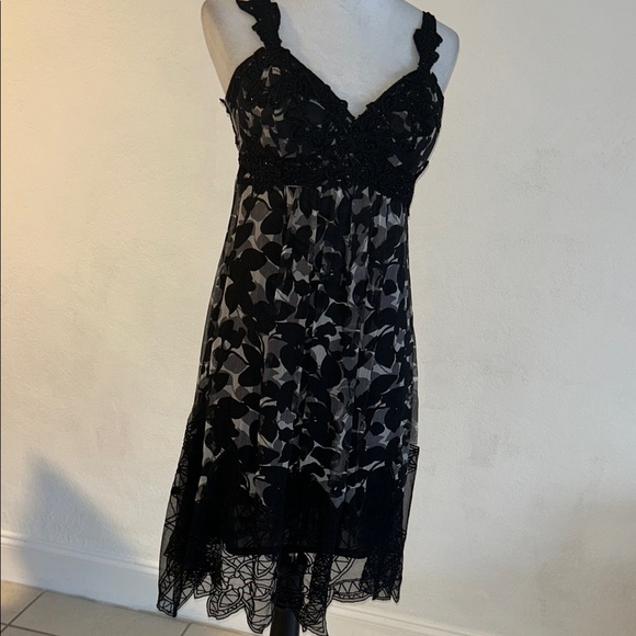 LUXE Elegant Black Lace dress - Picture 1 of 7